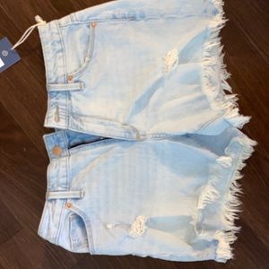Fringe Jean shorts
